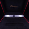 Cartier Love Bangle Bracelet in 18K White Gold, Size: 22
