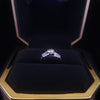 Custom Round Brilliant Engagement Ring in Platinum, Center 0.95ct