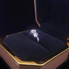 Custom Round Brilliant Engagement Ring in Platinum, Center 0.95ct