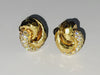 Henry Dunay Diamond and Gold Knot Earrings