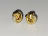 Henry Dunay Diamond and Gold Knot Earrings