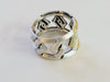 David Yurman Carlyle Ring in Sterling Silver With 18k Yellow Gold, Size 8