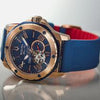 Bulova Marine Star Blue Dial Watch Men's 98A227