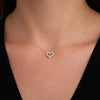 Tiffany & CO Heart Pendant  with Diamonds in Platinum 950