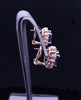 Custome Made Amethyst & Diamond Earrings