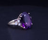 Amethyst & Diamond Three-Piece Jewelry Suite in 14K Gold