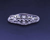Old Mine Cut Diamond Pendant in Platinum 950