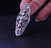 Old Mine Cut Diamond Pendant in Platinum 950