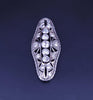 Old Mine Cut Diamond Pendant in Platinum 950