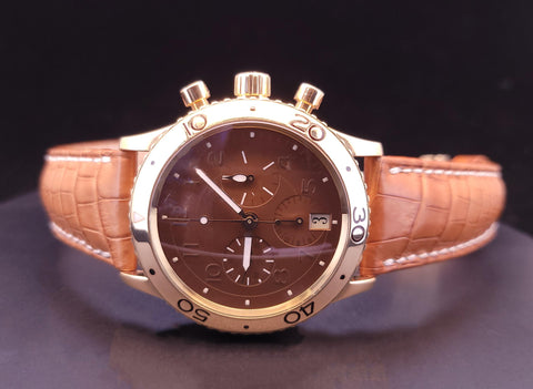 Breguet Type XX - XXI - XXII Transatlantique 18KT Yellow Gold 39mm Brown Dial