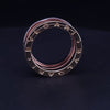 BVLGARI B Zero1 Tricolor 18k Gold 3-Band Ring Size: 7.5