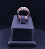 BVLGARI B Zero1 Tricolor 18k Gold 3-Band Ring Size: 7.5