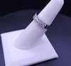 Women's Diamond Band Ring in 18K White Gold Size 6.5