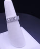 Women's Diamond Band Ring in 18K White Gold Size 6.5