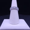 Women's Diamond Band Ring in 18K White Gold Size 6.5
