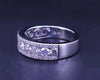 Women's Diamond Band Ring in 18K White Gold Size 6.5