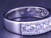 Women's Diamond Band Ring in 18K White Gold Size 6.5