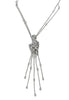 Diamond Panther Necklace in White Gold
