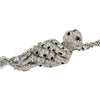 Diamond Panther Necklace in White Gold