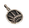 David Yurman NYC Statue Of Liberty Amulet In Sterling Silver With Pave Diamonds