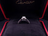 Cartier Ballerine Round Brilliant Diamond 0.35 tcw F, VVS1 Engagement Ring