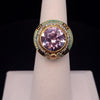 Antique Ring with Lavender Amethyst in 14K Yellow Gold