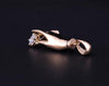 Luxury 14K White Gold Women's Hand Diamond Pendant