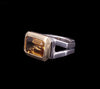 DAVID YURMAN Novella Statement Silver Ring With 18K Gold And Citrine