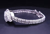 Ladies Vintage Watch Bracelet in Platinum with Diamonds