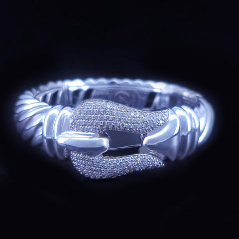 David Yurman Cable Buckle Hinge Bracelet 925