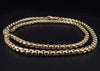 Chain Collection for Men Box Chain Necklace 18K Yellow Gold, 3.8mm
