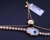 Hamza & Evil Eye Bracelet with Diamonds in 18K Yellow Gold