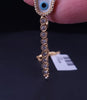 Hamza & Evil Eye Bracelet with Diamonds in 18K Yellow Gold