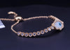 Hamza & Evil Eye Bracelet with Diamonds in 18K Yellow Gold