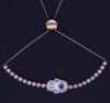 Hamza & Evil Eye Bracelet with Diamonds in 18K Yellow Gold