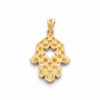 Custom Made Hamza Pendant in 14K Yellow Gold - We Have 9 Different Colors