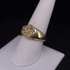 John Hardy Men's Legends Naga 18K Gold Signet Ring Size 9