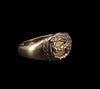 John Hardy Men's Legends Naga 18K Gold Signet Ring Size 9