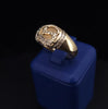 John Hardy Men's Legends Naga 18K Gold Signet Ring Size 9