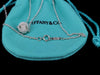 Tiffany & Co Estate Love Knot Necklace 17" Silver