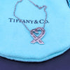 Tiffany & Co Sterling Silver Paloma Picasso Loving Heart Pendant 925