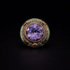 Antique Ring with Lavender Amethyst in 14K Yellow Gold