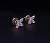 Tiffany Victoria Diamond Earrings in 18K Yellow Gold Large
