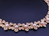 Mikimoto Boutique Heavy 18K Gold Cultured Pearl Floral Fine Diamond Necklace
