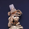 Mikimoto Boutique Heavy 18K Gold Cultured Pearl Floral Fine Diamond Necklace