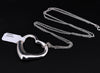Elsa Peretti Open Heart Pendant with Chain