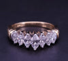 Custome Made Diamond Ring in 14K Yellow Gold Size 7