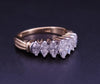 Custome Made Diamond Ring in 14K Yellow Gold Size 7