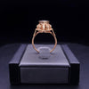 Russian Ring in 14K yellow Gold with Diamonds Size 7
