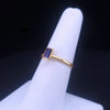 Designed by famous Gurhan, Amethyst Ring Set in 24K Yellow Gold Size 6.25
